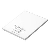 Little Women Quote I - Handschrijfstijl Notitieblok (Linkerzijde)