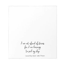 Little Women Quote I - Handschrijfstijl