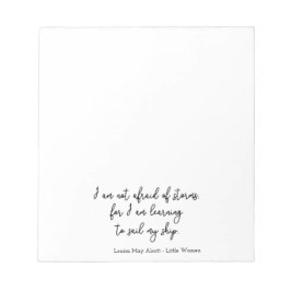 Little Women Quote I - Handschrijfstijl Notitieblok