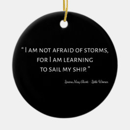 Little Women Quote I - Klassieke stijl Keramisch Ornament