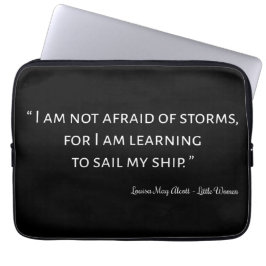 Little Women Quote I - Klassieke stijl Laptop Sleeve