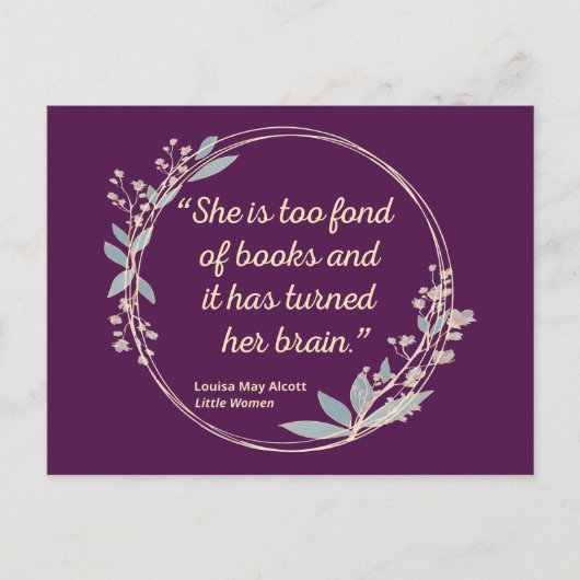 Little Women Quote II - Cute Style Briefkaart (Voorkant)