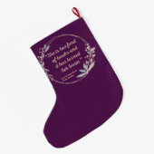Little Women Quote II - Cute Style Grote Kerstsok (Achterkant (Hangend))