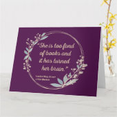 Little Women Quote II - Cute Style Kaart (Gele Bloem)