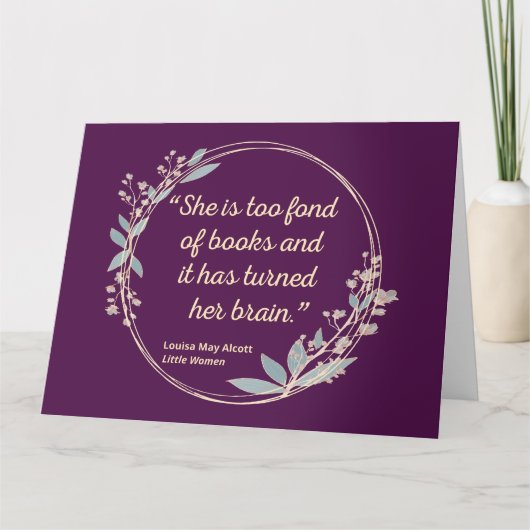 Little Women Quote II - Cute Style Kaart (Voorkant)