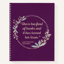 Little Women Quote II - Cute Style Notitieboek
