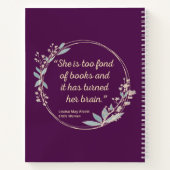 Little Women Quote II - Cute Style Notitieboek (Achterkant)