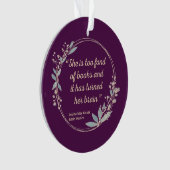 Little Women Quote II - Cute Style Ornament (voorkant)
