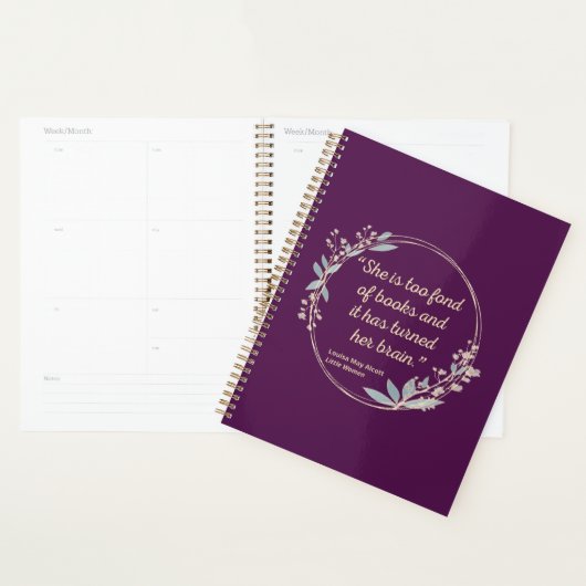 Little Women Quote II - Cute Style Planner (Display)