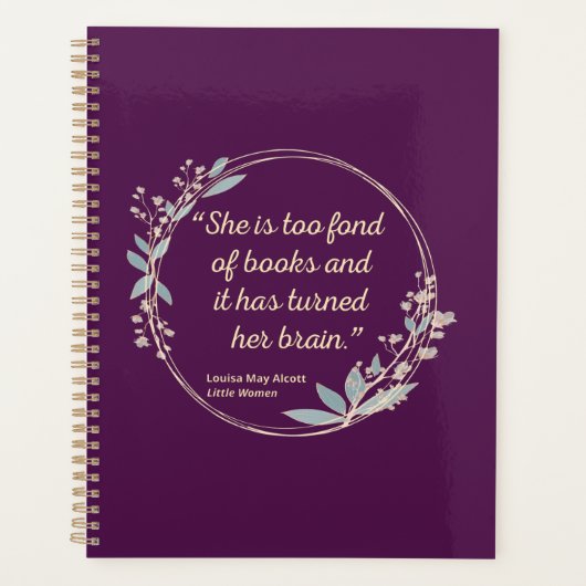 Little Women Quote II - Cute Style Planner (Voorkant)