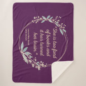 Little Women Quote II - Cute Style Sherpa Deken (Voorkant)