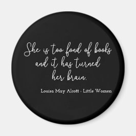 Little Women Quote II - Handschriftenstijl Magneet