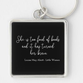 Little Women Quote II - Handschriftenstijl Sleutelhanger