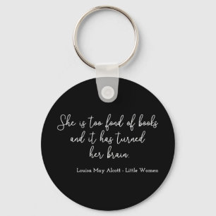 Little Women Quote II - Handschriftenstijl Sleutelhanger