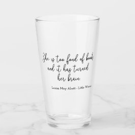 Little Women Quote II - Handwriting Style Glas