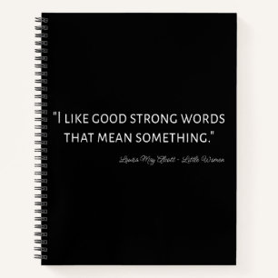 Little Women Quote IV - Klassieke stijl Notitieboek