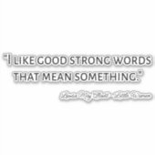 Little Women Quote IV - Klassieke stijl Sticker (Voorkant)