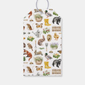 Little Wonders | Lentetuin Baby Shower Cadeaulabel (Achterkant)