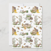 Little Wonders | Spring Garden Baby shower Kaart (Achterkant)