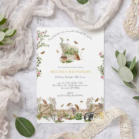 Little Wonders | Spring Garden Baby shower Kaart