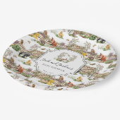 Little Wonders | Spring Garden Baby shower Papieren Bordje (Gekanteld)