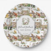 Little Wonders | Spring Garden Baby shower Papieren Bordje (Voorkant)