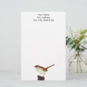 Little Wren Briefpapier (Staand voorkant)