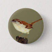Little Wren Ronde Button 5,7 Cm (Voorkant)