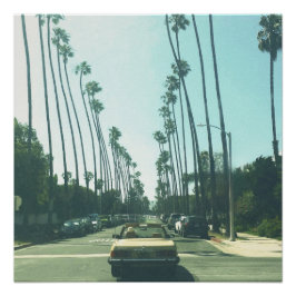 Little Yellow Car Perfect Poster