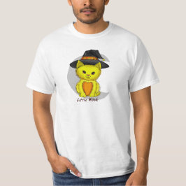 Little Yellow Cat Witch aangepaste T-shirts