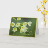 Little Yellow Flowers Blended Family Wedding Kaart (Gele Bloem)