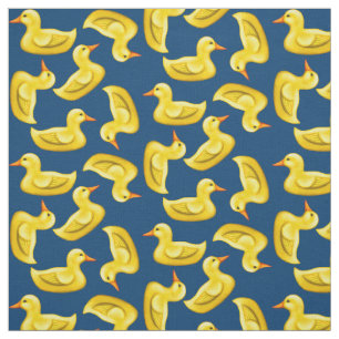 Little Yellow Rubber Duck Fabric Stof
