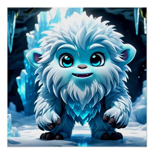 Little Yeti Perfect Poster (Voorkant)