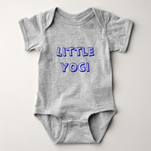 Little Yogi - Baby Yoga Clothes Romper (Voorkant)