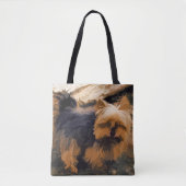 Little Yorkie - Yorkshire Terrier Hond Tote Bag (Voorkant)