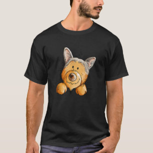 Little Yorkshire Terrier Head I Dog Friend T-shirt
