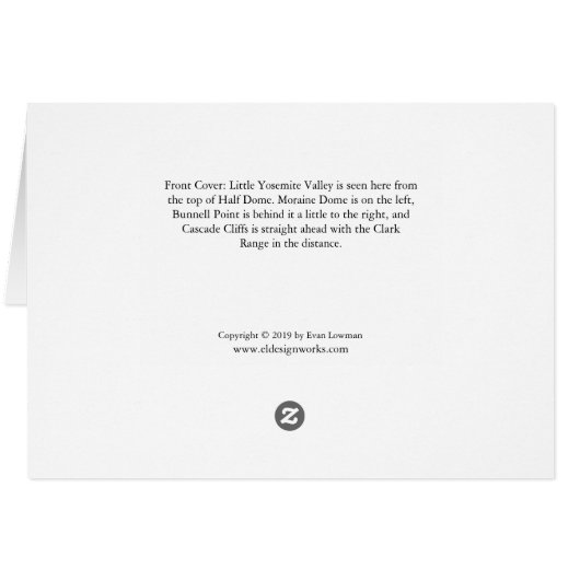 Little Yosemite/Geweldige Birthday (Achterkant Horizontaal)