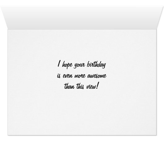 Little Yosemite/Geweldige Birthday (Binenzijde Horizontaal (Onderkant))