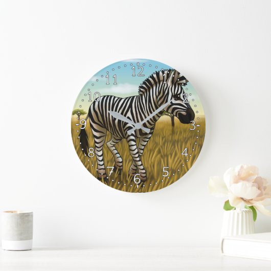 Little Zebra clock Grote Klok (Huis)