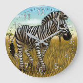 Little Zebra clock Grote Klok (Voorkant)