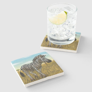 Little Zebra stone coaster Stenen Onderzetter