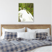 Little Zig Zag Falls | Mount Hood National Forest Canvas Afdruk (Insitu (Slaapkamer))