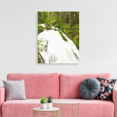 Little Zig Zag Falls | Mount Hood National Forest Canvas Afdruk (Insitu (Woonkamer))