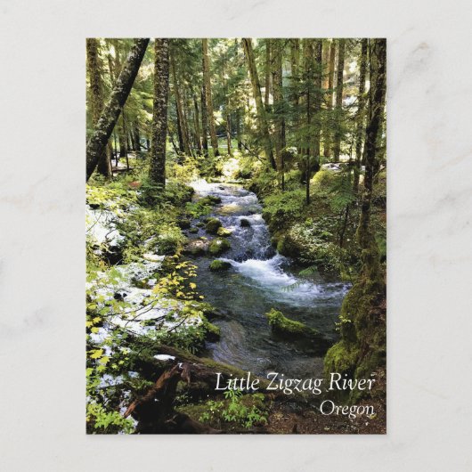 Little Zigzag River, Oregon Briefkaart (Voorkant)