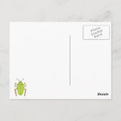 Littlebeane bugs snijdt Ladybug Ant Caterstyle Briefkaart (Achterkant)