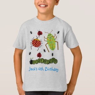 Littlebeane bugs snijdt Ladybug Ant Caterstyle T-shirt