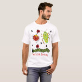 Littlebeane bugs snijdt Ladybug Ant Caterstyle T-shirt (Voorkant volledig)