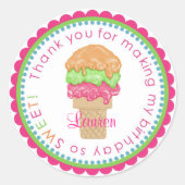 Littlebeane Ice Cream Cone Stickers (Voorkant)