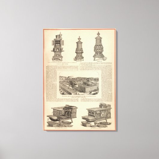 Littlefield Stove Manufacturing Company Canvas Afdruk (Voorkant)