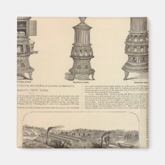 Littlefield Stove Manufacturing Company Magneet (Voorkant)